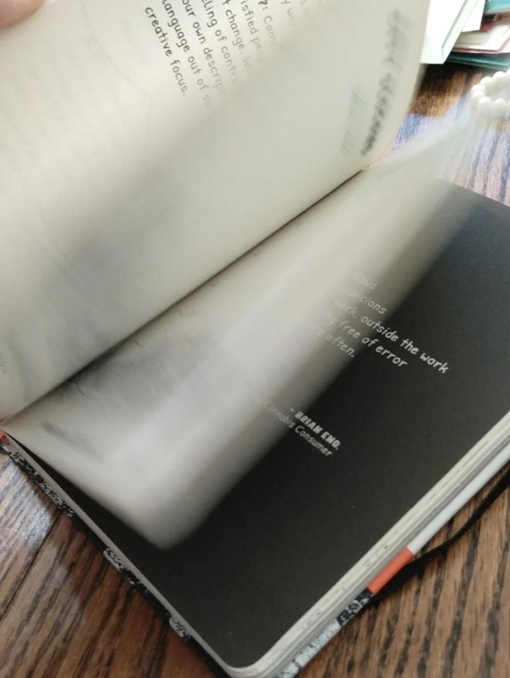 Pilgrim Creative Thinking Journal - Black, White, Orange